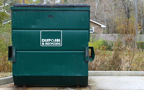 Dumpster Pad Cleaning